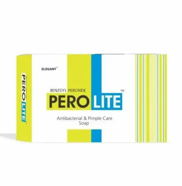 Мило від акне Perolite Elegant Benzoyl Peroxide Antibacterial & Pimple Care Soap 75 г (PLBPSOAP)