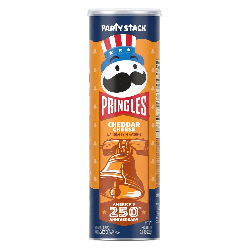Чипси Pringles America’s 250th Cheddar Cheese 203 г (3146664894) Чипси Pringles America’s 250th Cheddar Cheese 203 г (3146664894)