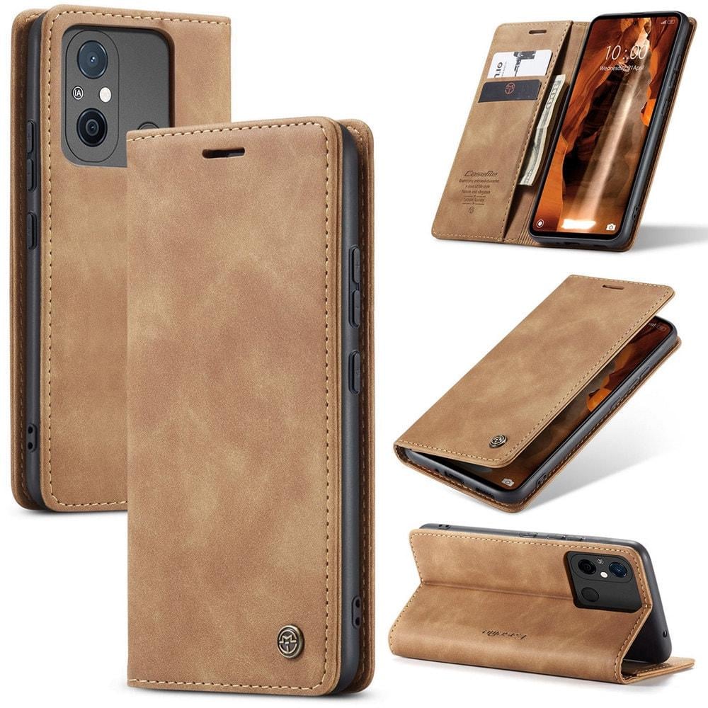 Чохол книжка з магнітом Xiaomi Redmi 12C CaseMe Brown (32842-30)