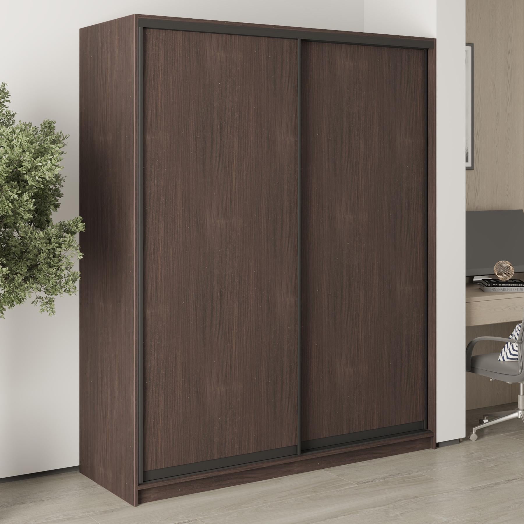 Шкаф-купе двухдверный MebelStar Стандарт BG 2 ДСП 170x45x210 см Дуб ристрето (MBS-10865) Шкаф-купе двухдверный MebelStar Стандарт BG 2 ДСП 170x45x210 см Дуб ристрето (MBS-10865)