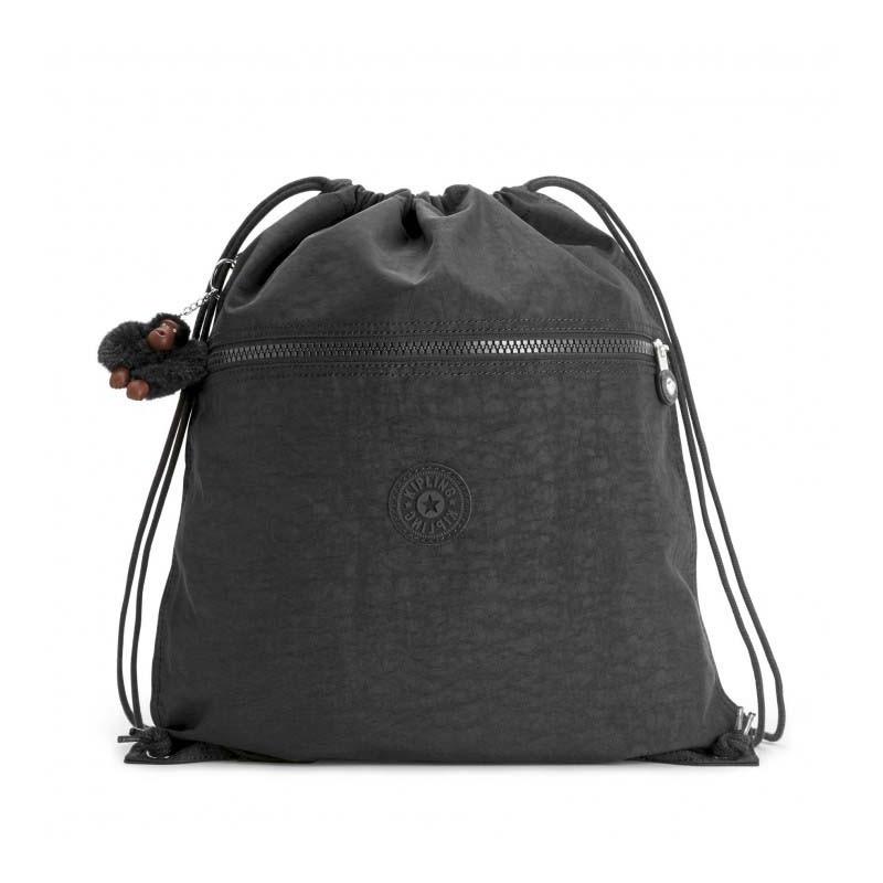 Рюкзак Kipling Supertaboo True Black 1 л 45x39,5 см Черный (K09487_J99)