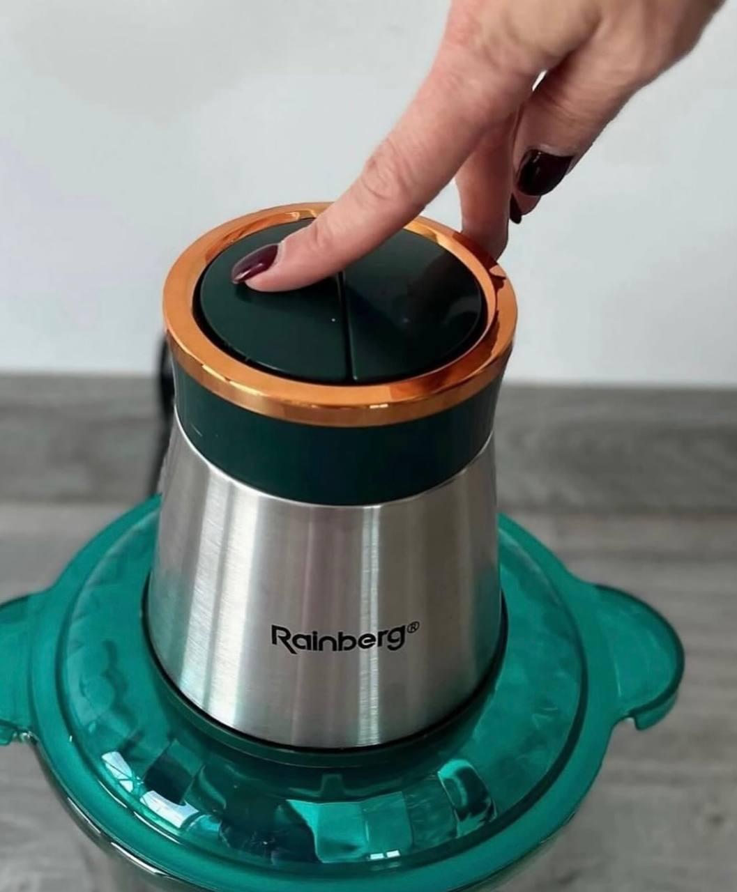 Измельчитель продуктов Rainberg RB-2201 кухонный с четырьмя ножами 1300 Вт 2 л - фото 4