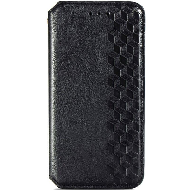 Кожаный чехол книжка GETMAN Cubic (PU) для Samsung Galaxy S20 FE Черный