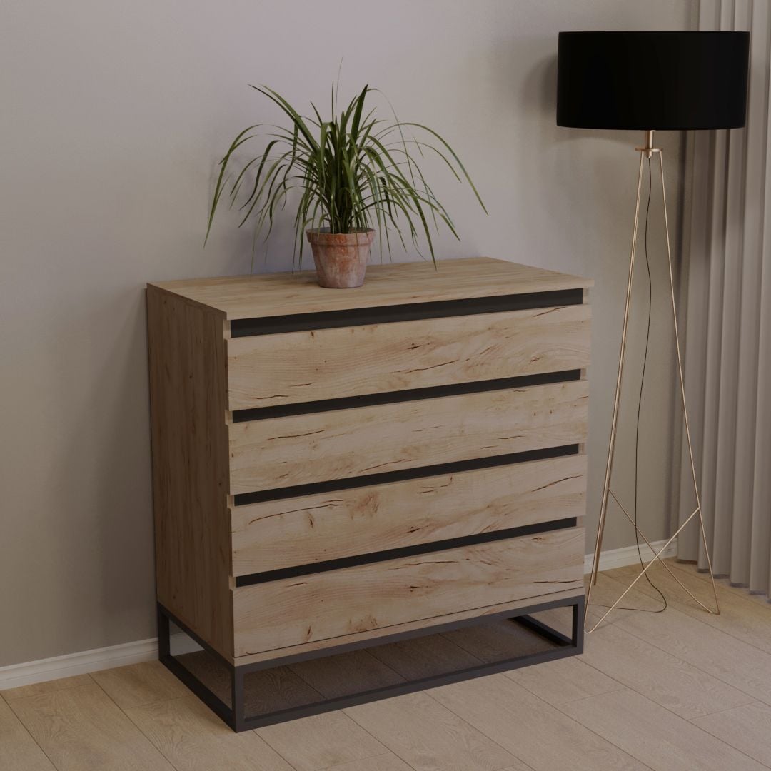 Комод Тиса Мебель 402 Дуб Тахо (9004019) Комод Тиса Мебель 402 Дуб Тахо (9004019)