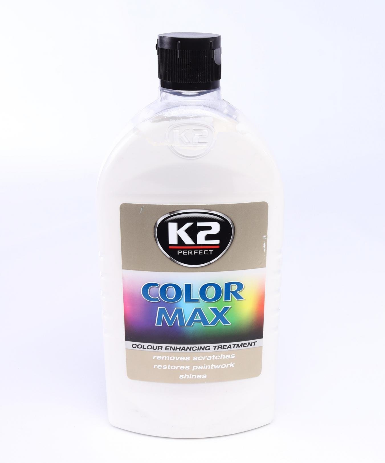 Поліроль восковий для кузова K2 Perfect Color Max 500 мл White (K025BI)