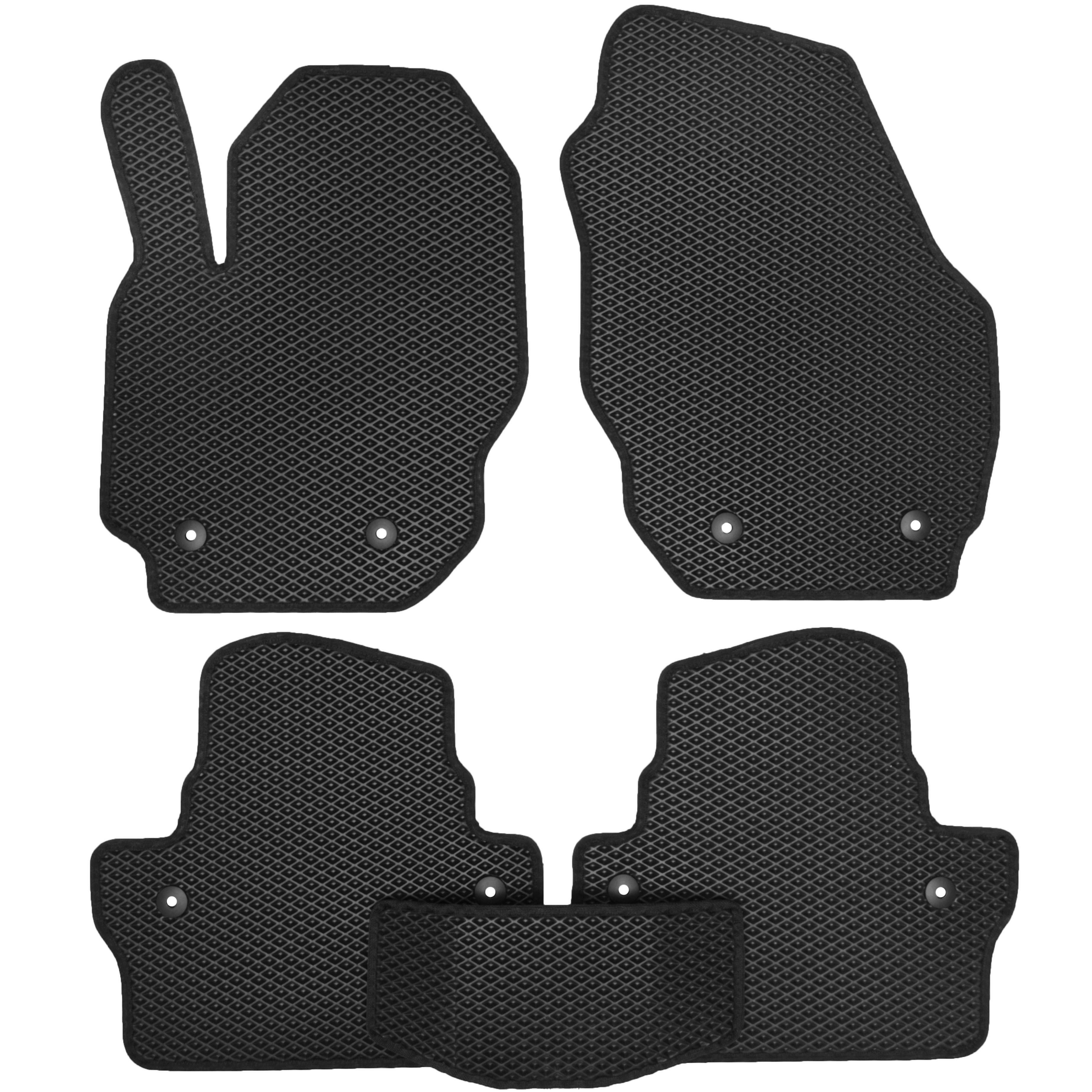 Коврики в салон для Volvo XC70 '07-16 EVA-полимерные Черный (150704)