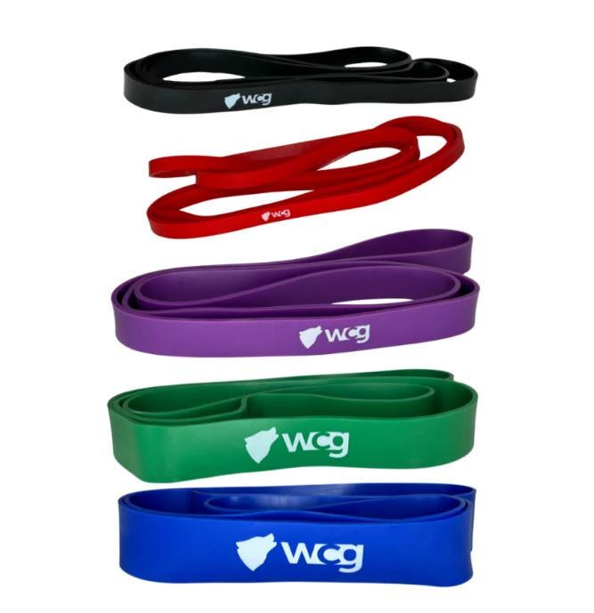 Резинка для подтягивания WCG W-4030 набор из 5 резинок 6-18/10-13/15-45/20-60/30-90 кг (W-4030)