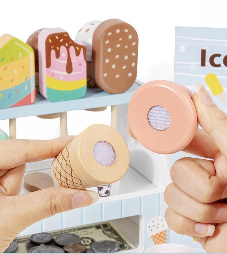 Дитячий ігровий набір Ice Cream Counter Морозиво дерев'яний (131) - фото 7 Дитячий ігровий набір Ice Cream Counter Морозиво дерев'яний (131) - фото 7
