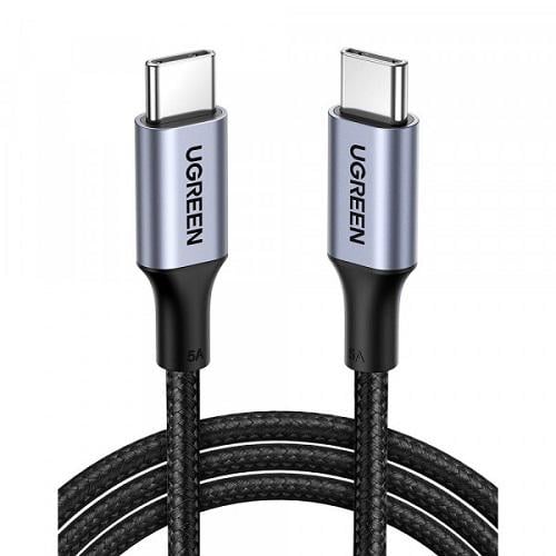 Кабель UGREEN USB 2.0 Type-C M-M US316 20V 5 A 100W Alu Case with Braid 90120 3 м Черный (570808)