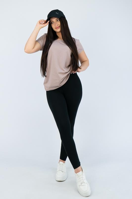 Лосины трикотажные для женщин р. 48 Черный (150-300-1233)