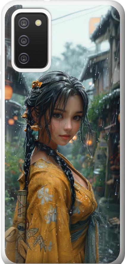 Чехол на Samsung Galaxy A02s A025F Anime-girl (6133t-2203-42517)