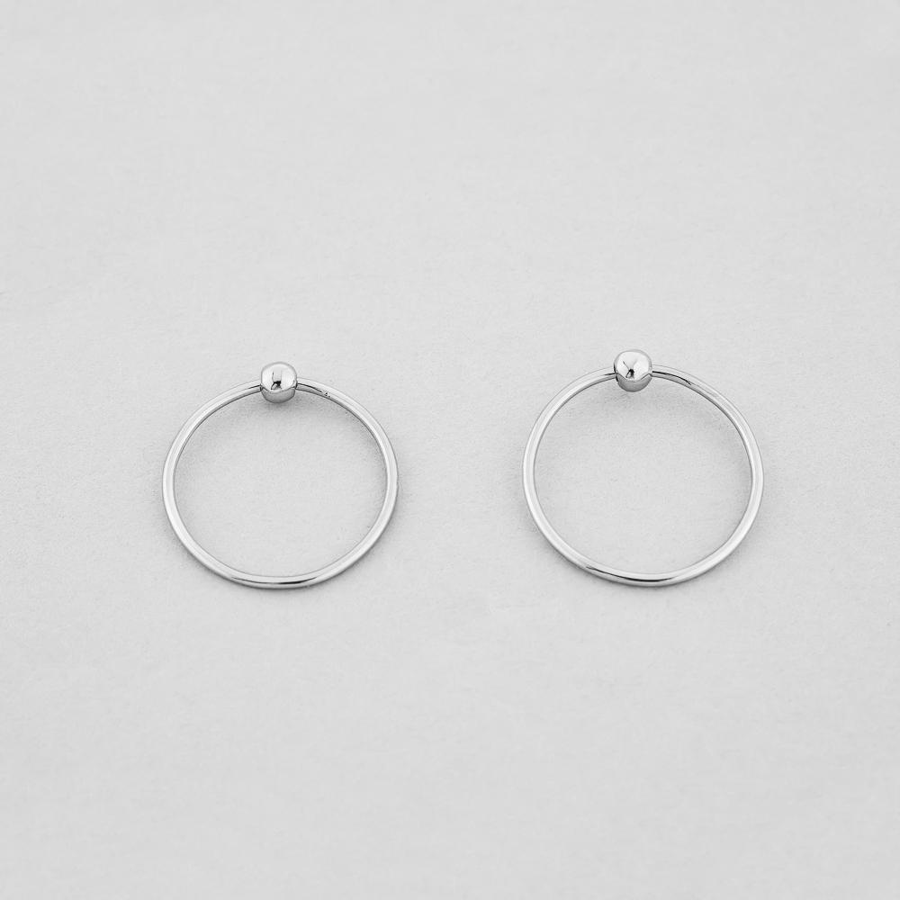 Серебряные серьги Minimal Юность (9300)