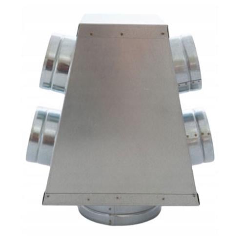 Розгалужувач для повітропроводу Darco SRRS Ø 1х150 / 4х125 мм оцинкований (24167083)