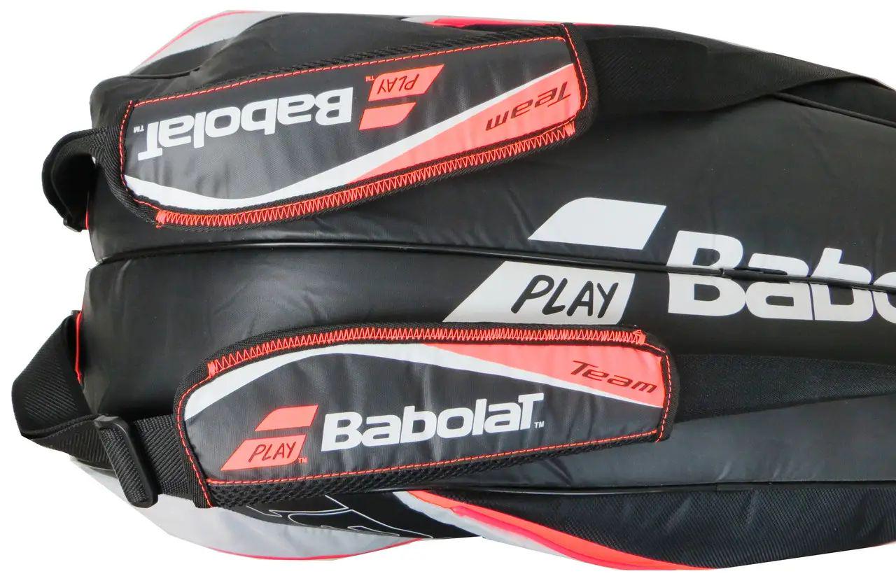 Сумка-рюкзак Babolat RH X6 Team для 6 тенісних ракеток Чорний (3324921572468) - фото 7