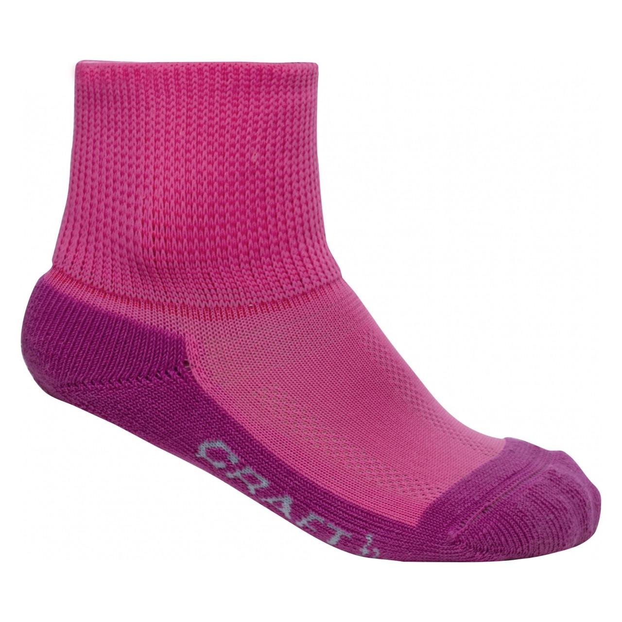 Термоноски детские Craft Warm Wool Terry Sock J р. 28-30 Metro/Bubblegum (iz13543)