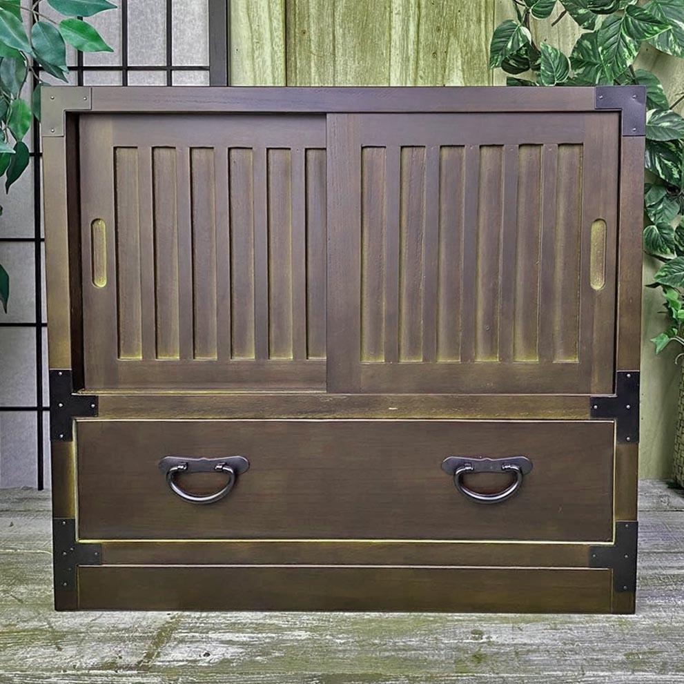 Комод тансу з дерева Флінтер Еспрессо (КТУ-010535)