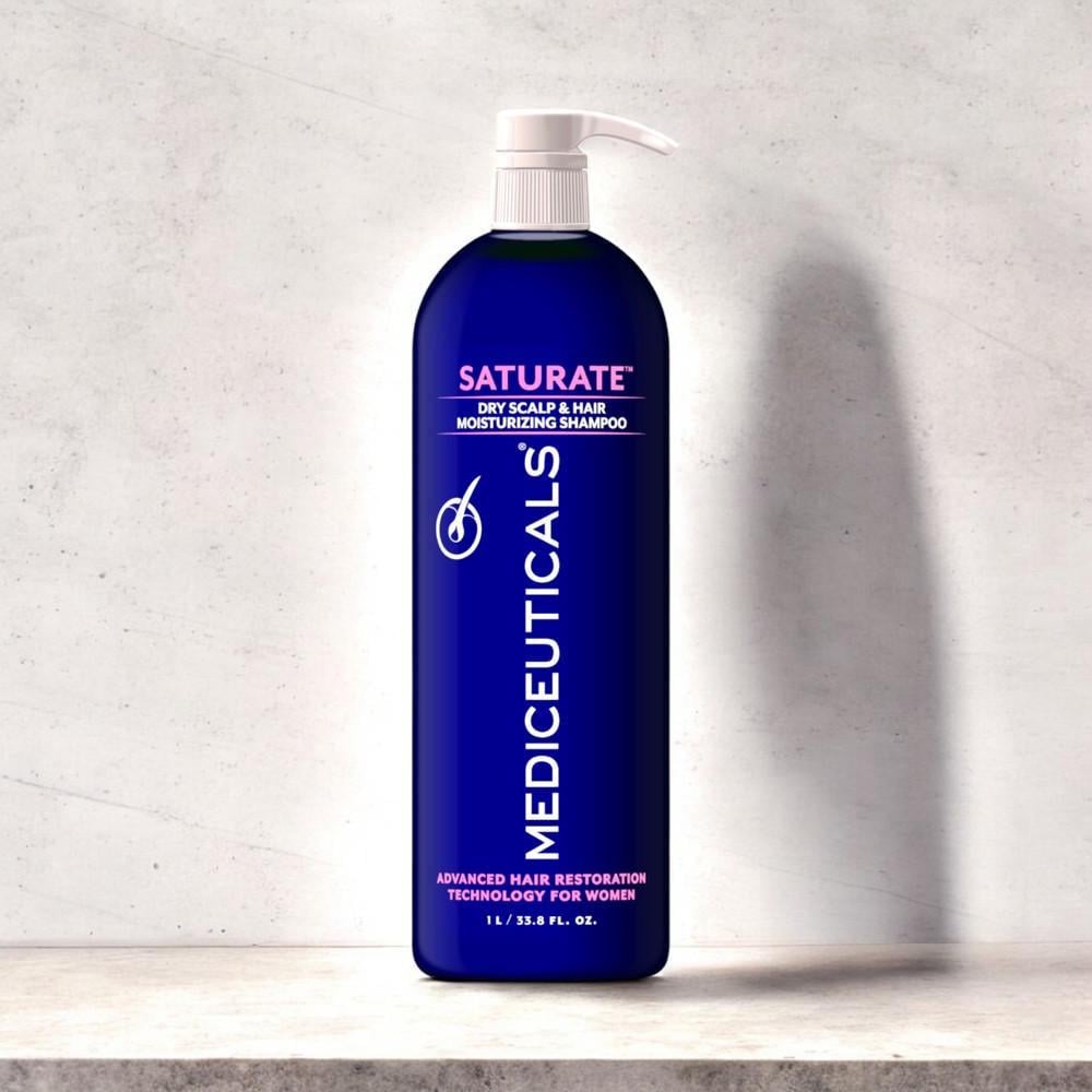 Шампунь для женщин Mediceuticals Saturate против выпадения и утончения волос 1000 мл (2378315490)