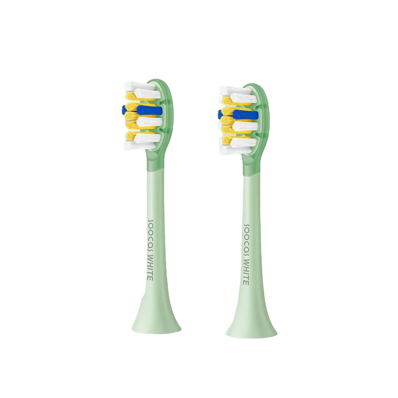 Насадка для электрической зубной щетки Xiaomi Soocas X1/X3/X3U/X3 Pro/X5/V1/V2/D2 2 шт. Зеленый