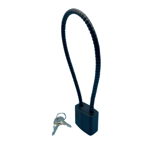 Замок навесной Solve с тросом 20 см Red (KT6009005) - фото 4 Замок навесной Solve с тросом 20 см Red (KT6009005) - фото 4