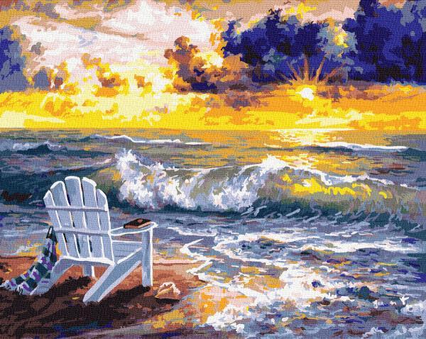 Картина по номерам Brushme Место с видом на море 40x50 см (GX36236) Картина по номерам Brushme Место с видом на море 40x50 см (GX36236)