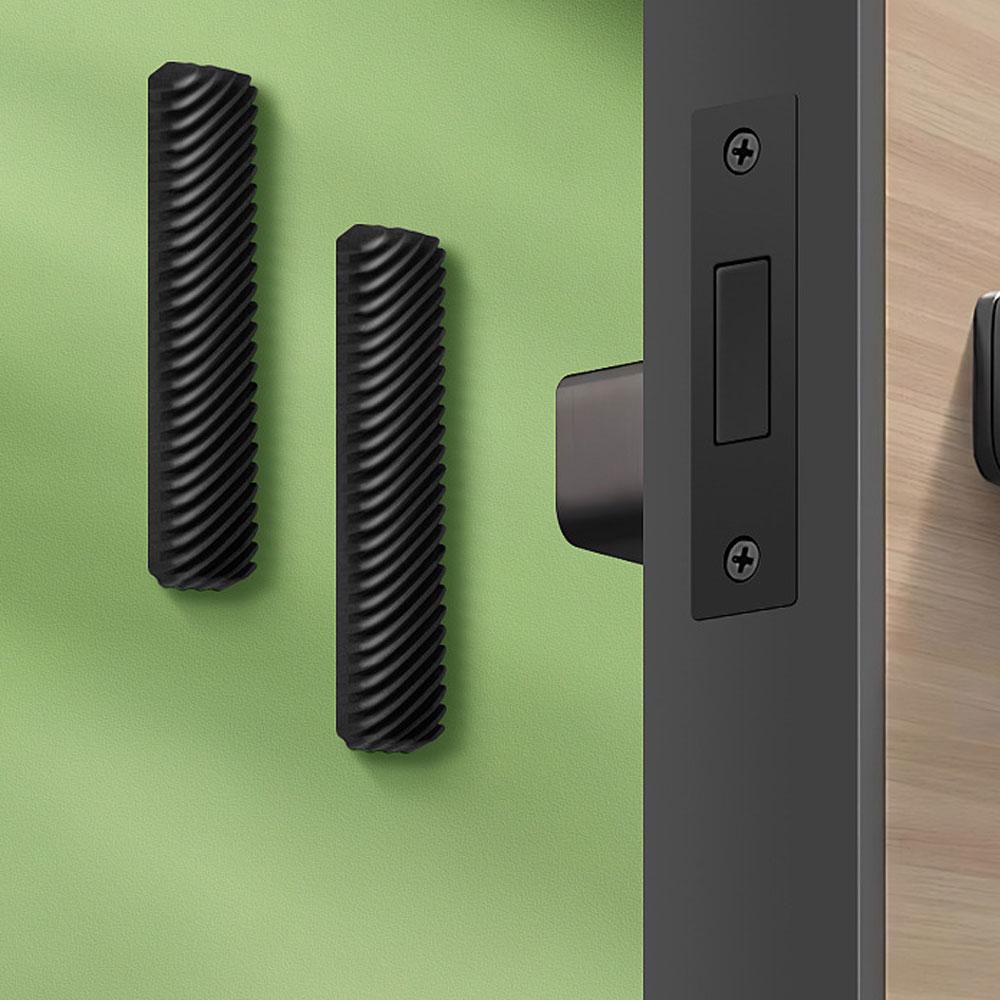 Стоппор для дверей и мебели универсальный самоклеющийся 10,2x50,3 мм Черный (TA0129_2) - фото 2 Стоппор для дверей и мебели универсальный самоклеющийся 10,2x50,3 мм Черный (TA0129_2) - фото 2