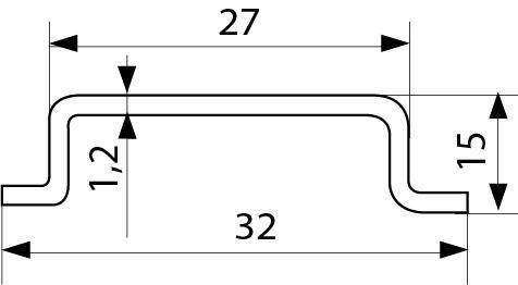 Рельс DIN Аско-Укрем TH TS-35-1,5 перфорированный 35x15x1,2 мм х 1 м (A0150010101) - фото 4 Рельс DIN Аско-Укрем TH TS-35-1,5 перфорированный 35x15x1,2 мм х 1 м (A0150010101) - фото 4