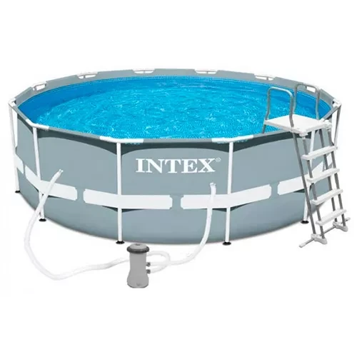 Бассейн каркасный Intex Prism Frame круглый сборный бассейн с картриджным фильтр-насосом 2006 л/ч и стремянкой 366×99 см 8592 л (36163052) Бассейн каркасный Intex Prism Frame круглый сборный бассейн с картриджным фильтр-насосом 2006 л/ч и стремянкой 366×99 см 8592 л (36163052)