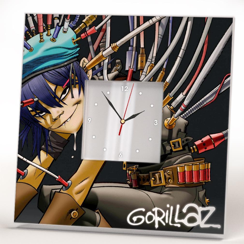 Часы Группа Gorillaz 260x260 мм (C04589)