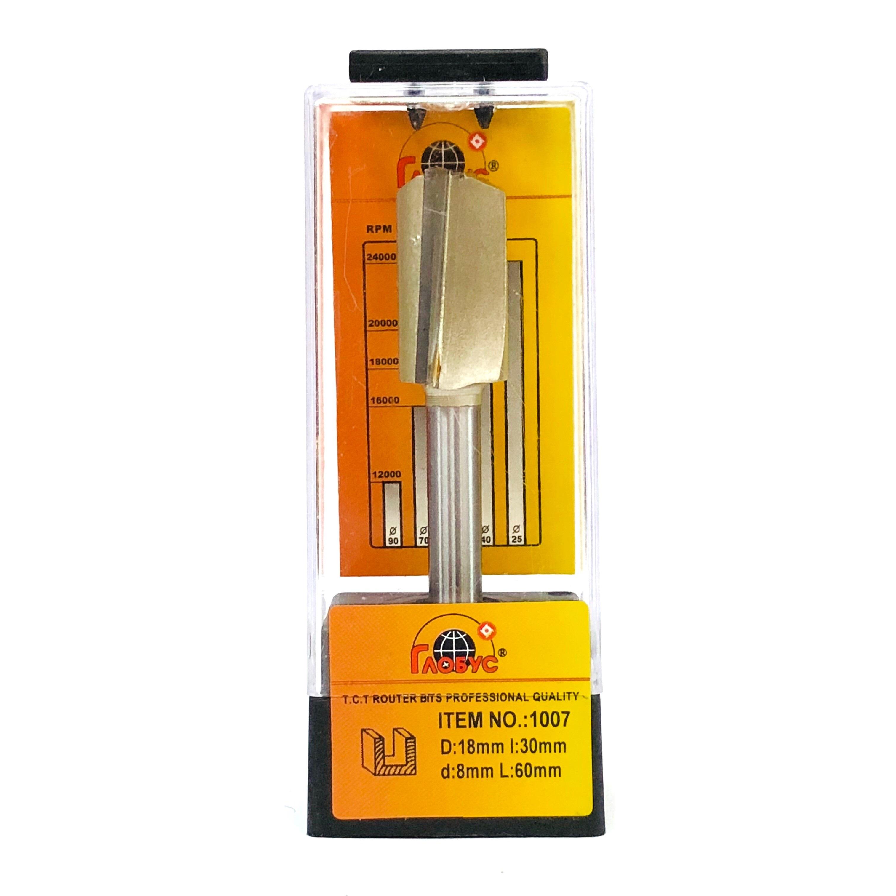 Фреза по дереву 1007 пазовая прямая 30х8х60 мм Фреза по дереву 1007 пазовая прямая 30х8х60 мм