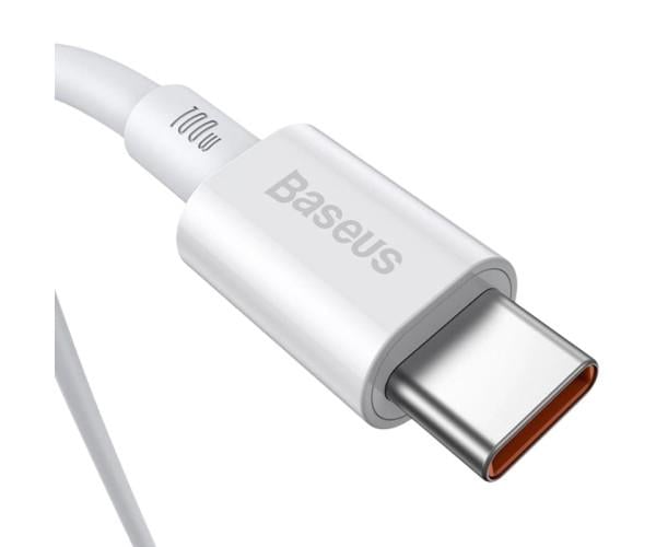 Кабель Data USB BASEUS Superior Series Type-C/Type-C CATYS-C02 100W 2 м White - фото 4