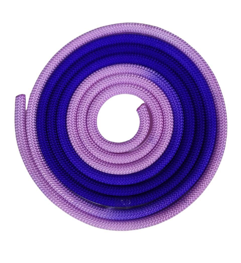 Скакалка Pastorelli New Orleans FIG 04260 3 м поліестер Рожевий/Бузковий/Синій (04260) - фото 1