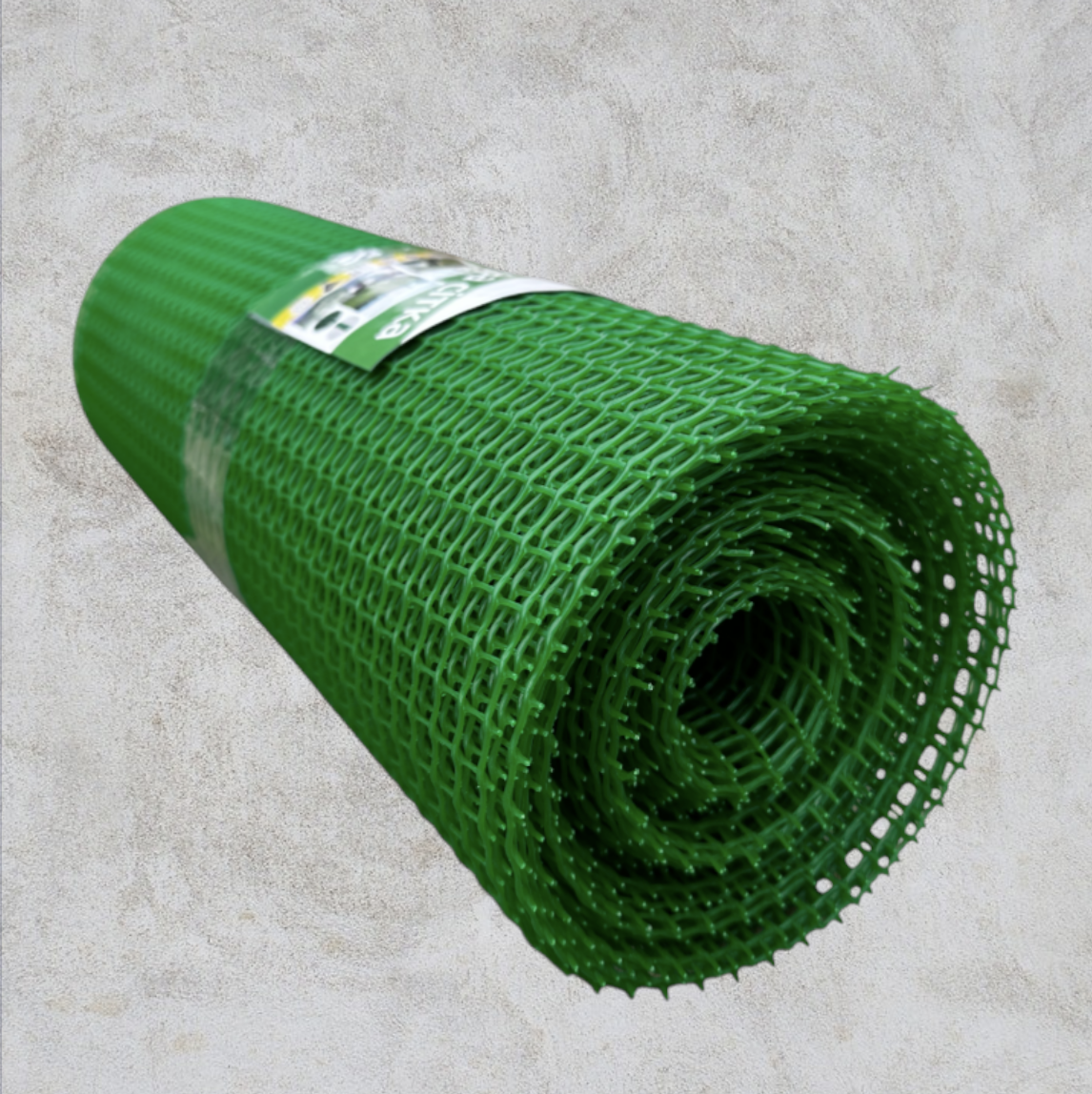 Сетка декоративная Клевер пластиковая 13x13 мм 60 см x 20 м Светло-зеленый (579)