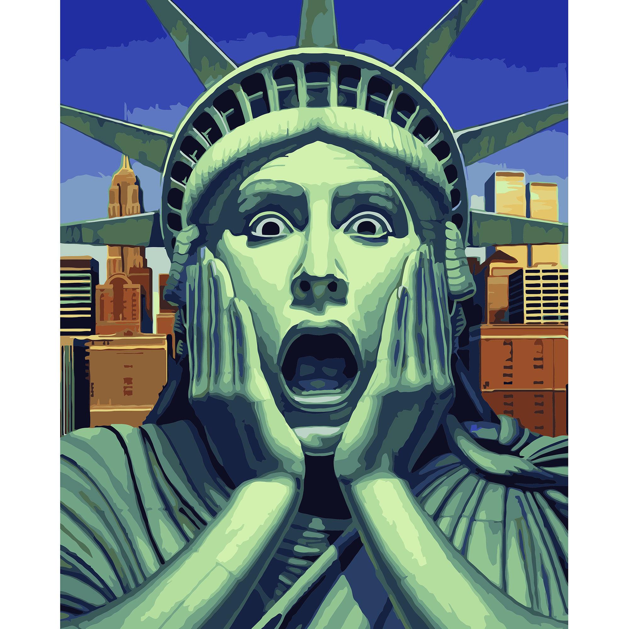 Картина по номерам Strateg Статуя Свободы 40x50 см (VA-3186)