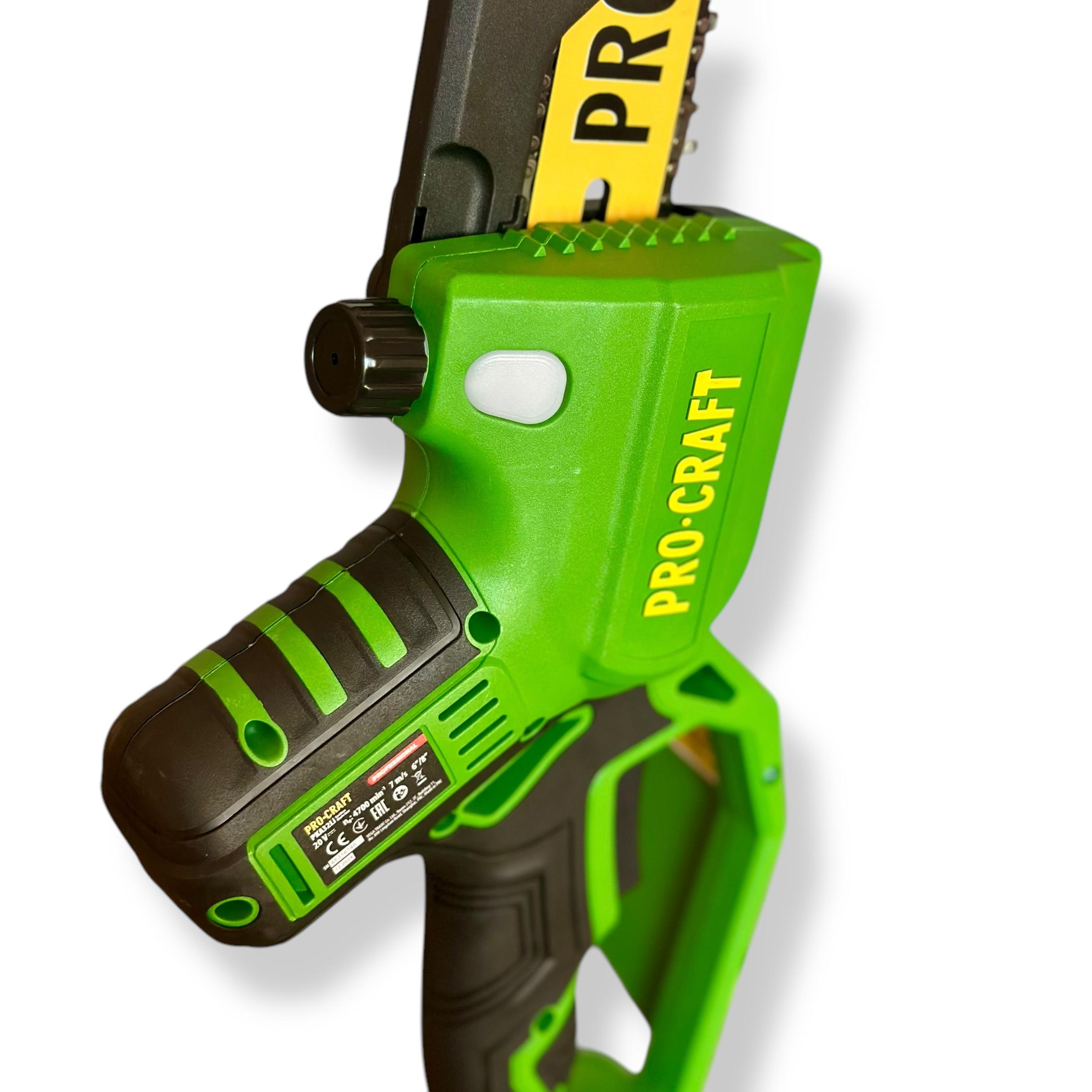 Аккумуляторная цепная пила Procraft PKA32Li С 1 акб для обрезки деревьев и распила дров - фото 9 Аккумуляторная цепная пила Procraft PKA32Li С 1 акб для обрезки деревьев и распила дров - фото 9