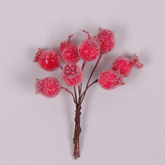 Декоративная ветка из ягод Flora 9 шт. (75235)