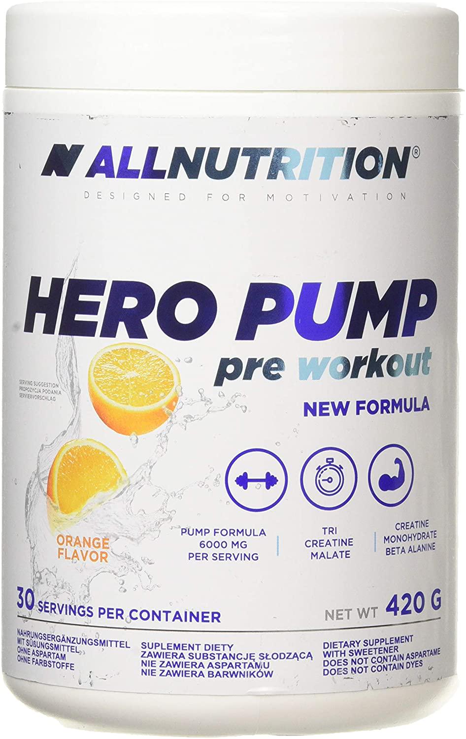 Предтренировочный комплекс Hero Pump Pre Workout  Orange 420 г (00000034220)