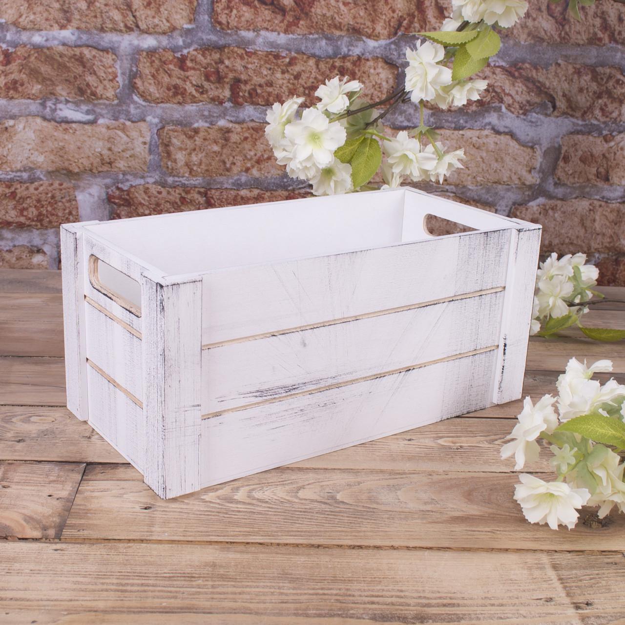 Ящик подстаренный Белый (3724)