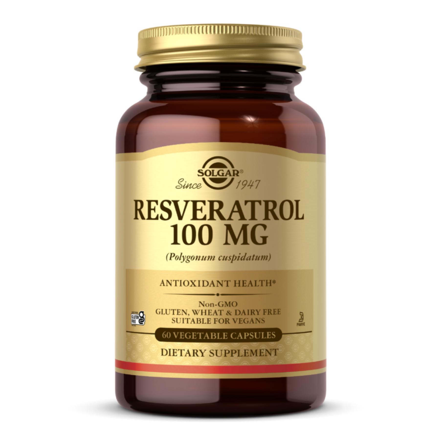 Ресвератрол Solgar Resveratrol 60 капс. 100 мг