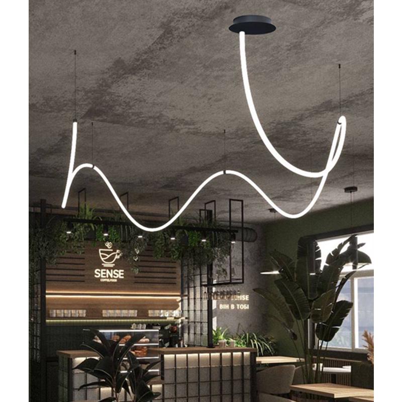 Люстра Nordik F неон в тканині 5 м 4000К 80W 6000Lm в тканині (53044)