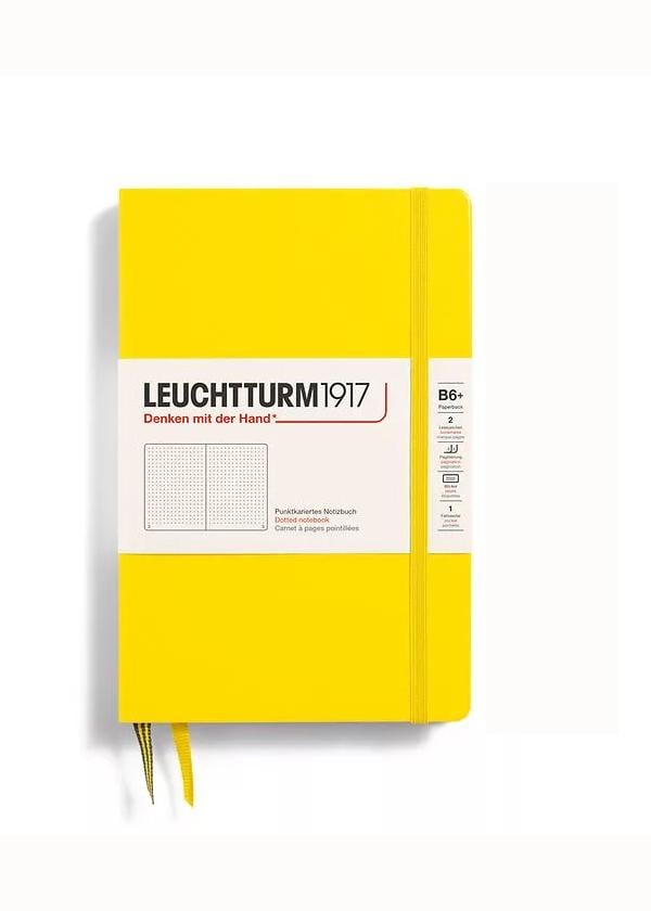 Блокнот Leuchtturm1917 Paperback B6+ точка Лимонний (368500)