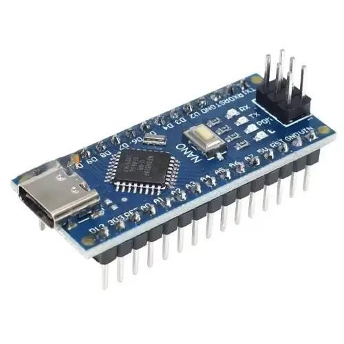 Плата Arduino Nano V3.0 ATmega328P USB Type-C (27316309) - фото 2