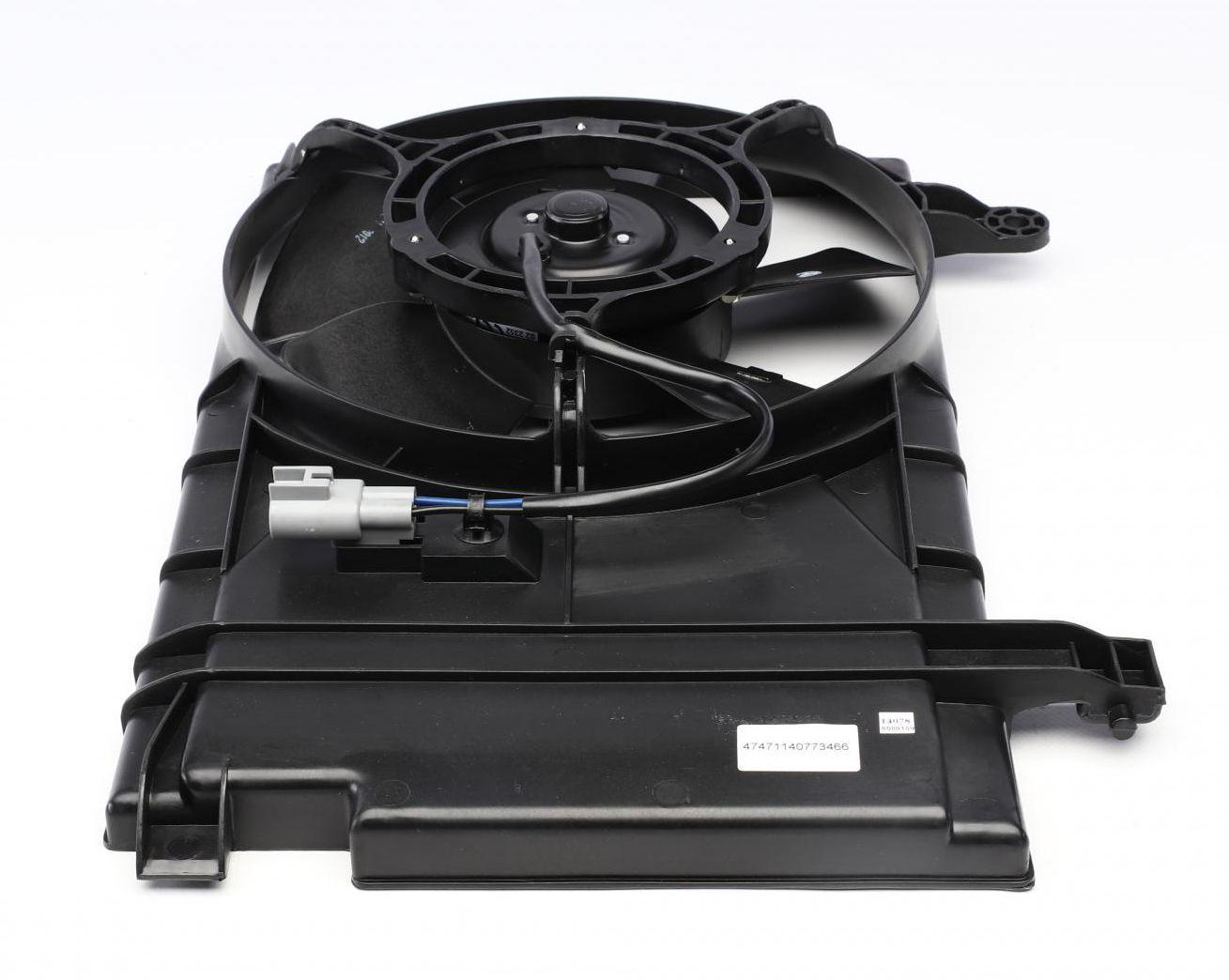 Вентилятор радиатора Chevrolet Aveo 1,4-1,5 05- с диффузором (47471)