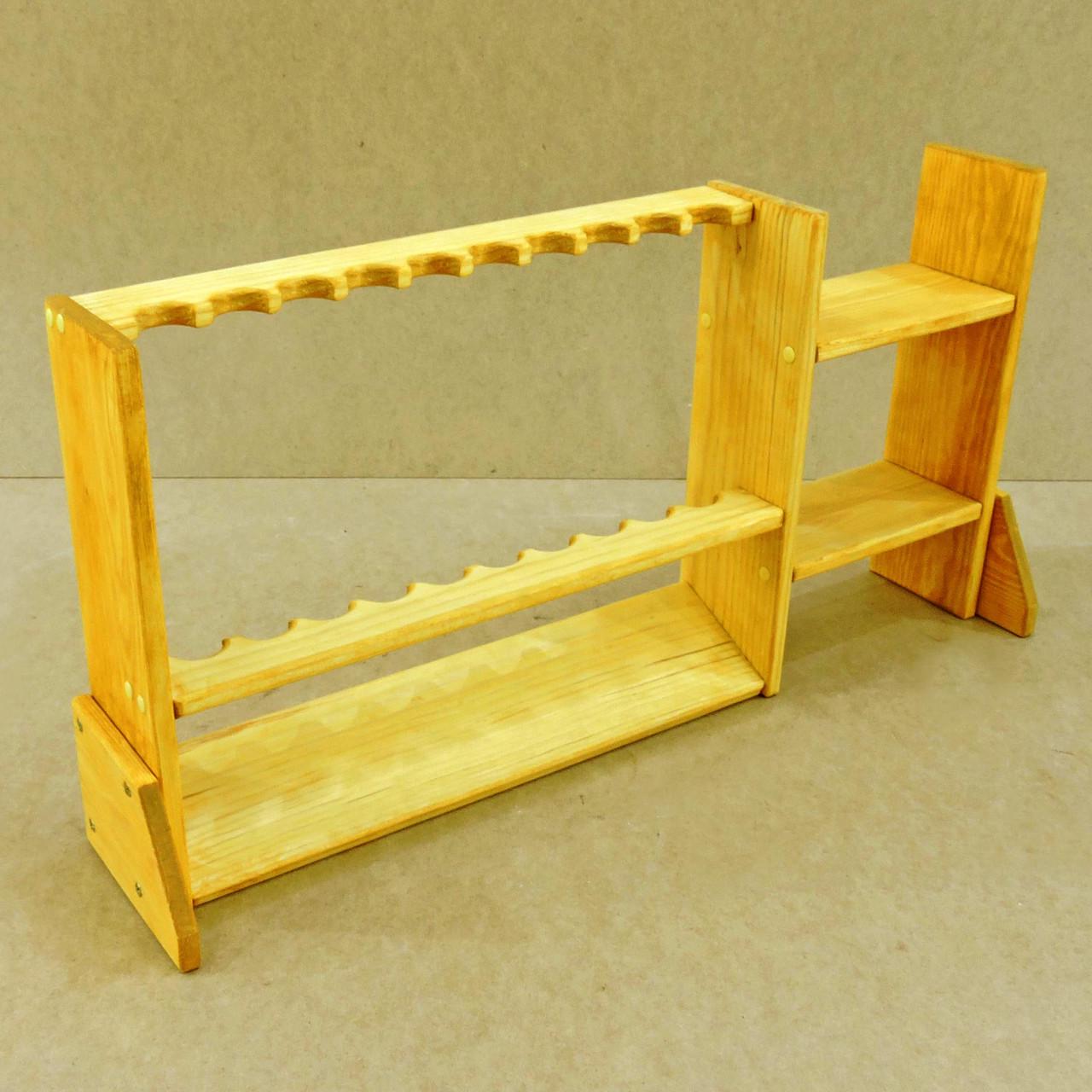 Органайзер для вудок із дерева Каспій 10 Каррі (РИБ-101503)