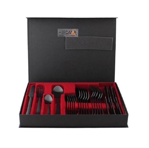 Набор столовых приборов Berlinger Haus Black Royal 24 предметов на 6 персон матовый (8b23818b) Набор столовых приборов Berlinger Haus Black Royal 24 предметов на 6 персон матовый (8b23818b)