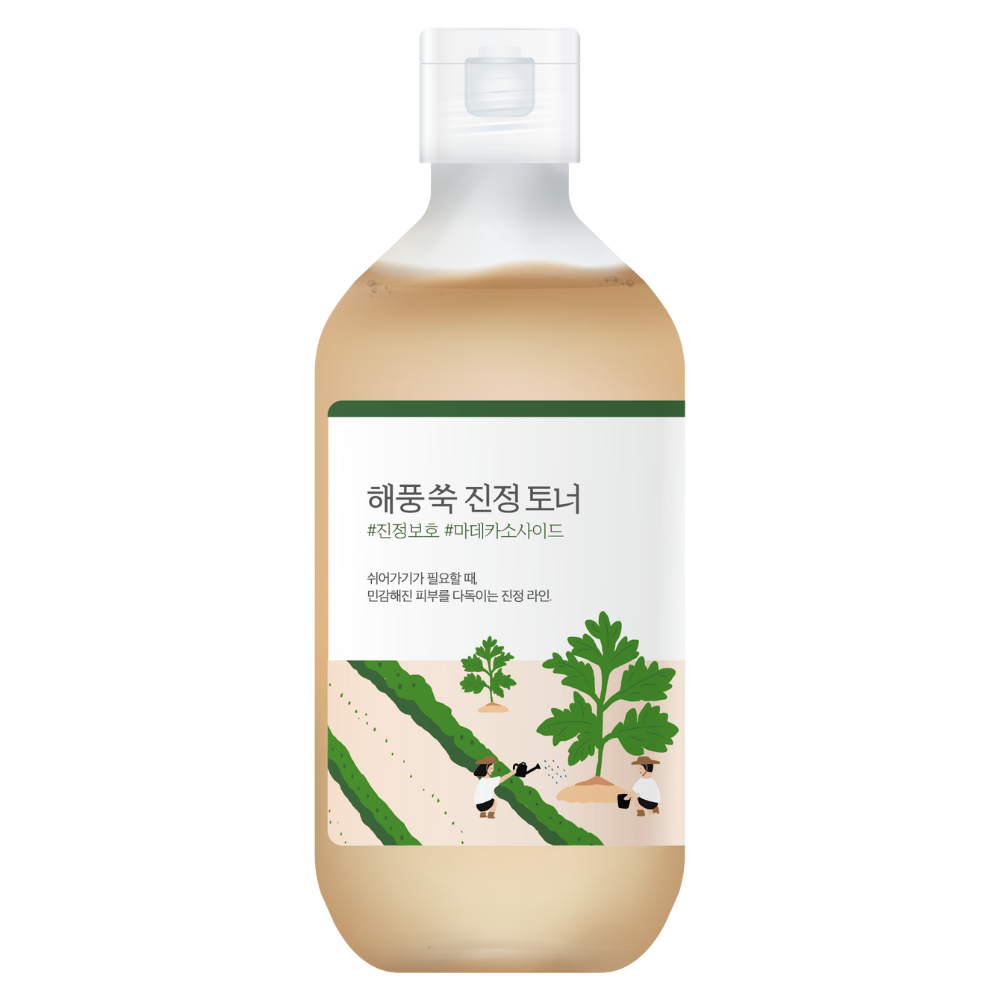 Успокаивающий тонер с экстрактом полыни ROUND LAB Mugwort Calming Toner 300 мл (8809624726387)