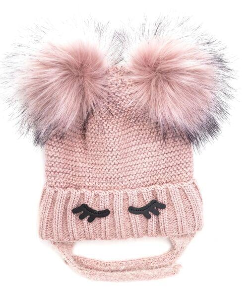 Шапка детская для девочек Амина D930 флис 46-50 см Бежевый - фото 5 Шапка детская для девочек Амина D930 флис 46-50 см Бежевый - фото 5