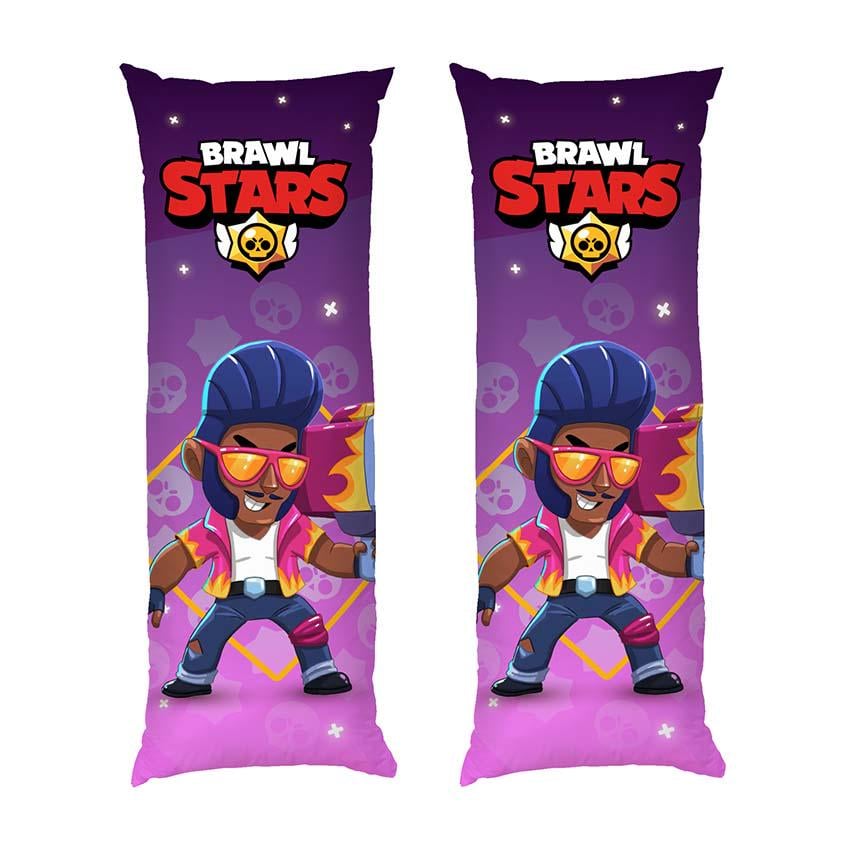 Подушка дакимакура Brock Computer game Brawl Stars габардин 120х40 см (112900-1)