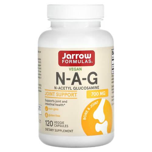 Глюкозамин и хондроитин Jarrow Formulas N-A-G 700 мг 120 растительных капс. (JRW-19002)