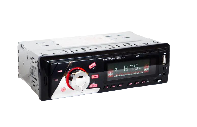 Автомагнитола 1DIN 1283 ISO MP3/FM/USB/microSD-карта (17451) - фото 1