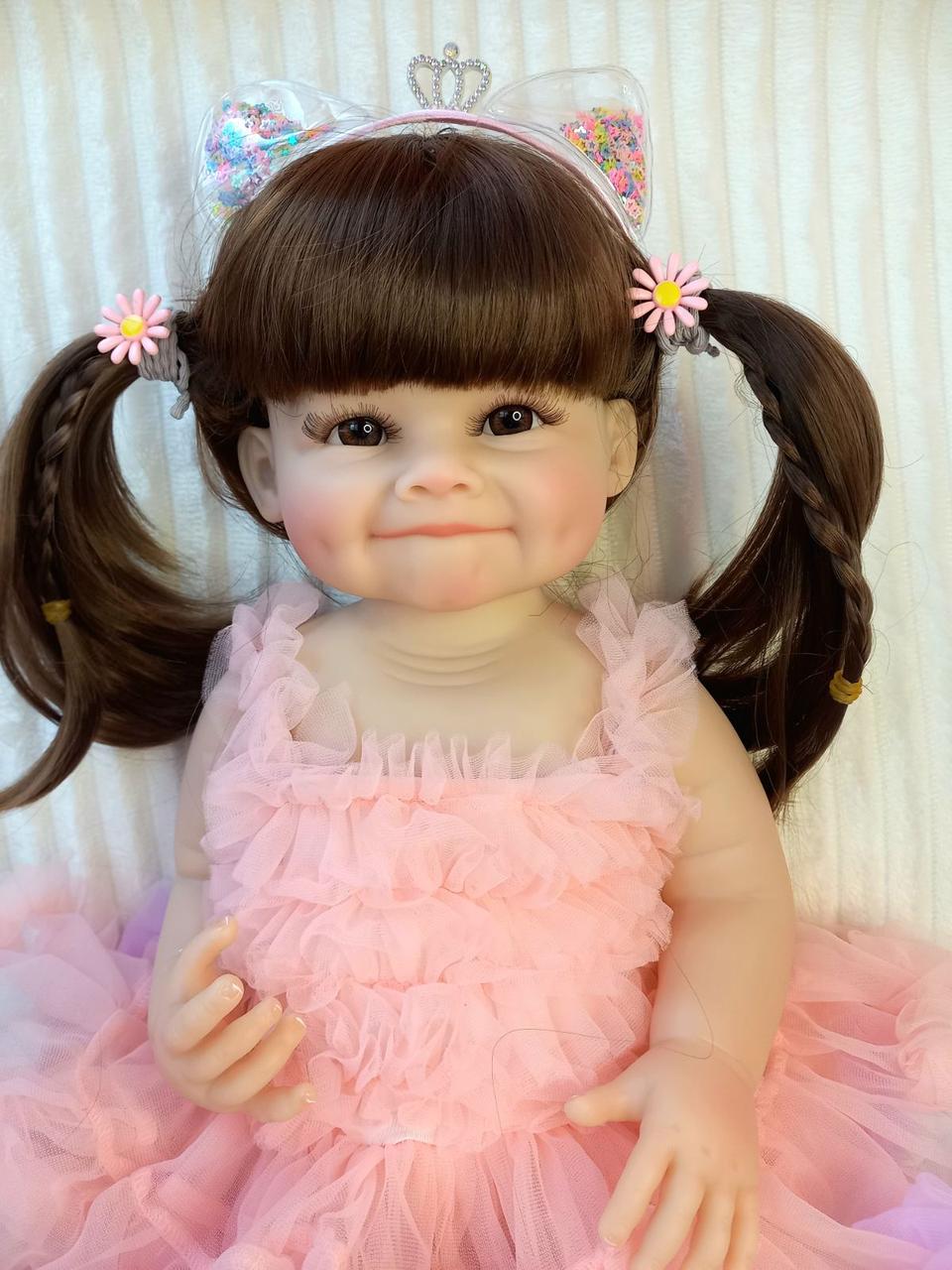 Кукла Reborn Варя винил-силиконовая с соской/бутылочкой 55 см (1880227680) - фото 9 Кукла Reborn Варя винил-силиконовая с соской/бутылочкой 55 см (1880227680) - фото 9